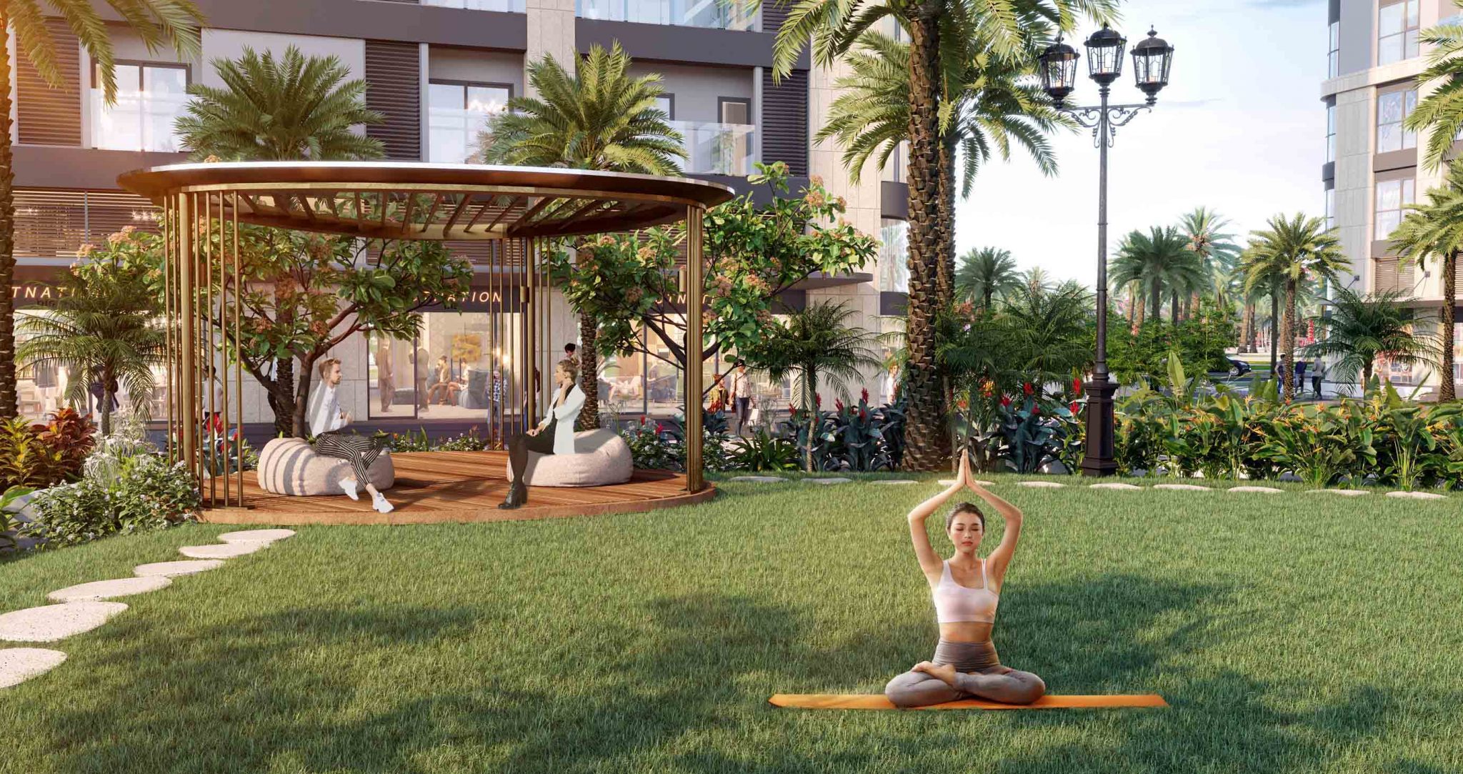 Khu tập yoga Beverly Vinhomes Grand Park