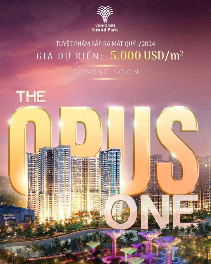 Ra mắt dự án Opus One Vinhomes
